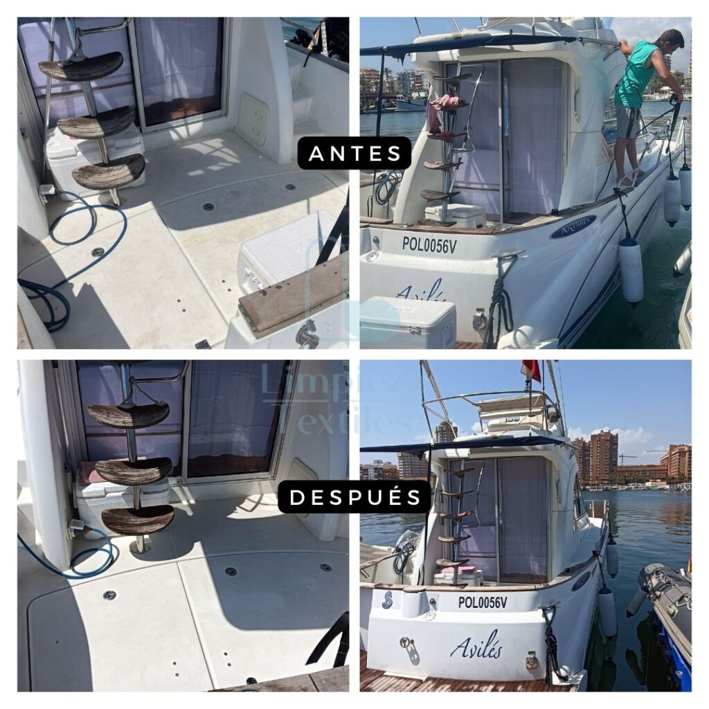 Limpieza de embarcación Ibiza