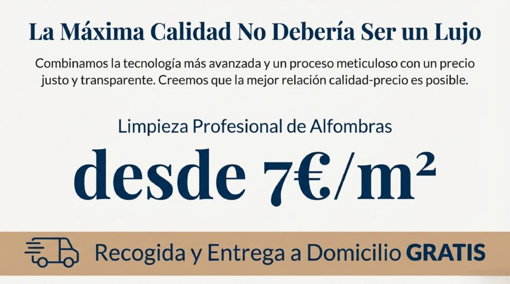 mejor relación calidad precio limpieza alfombras málaga
