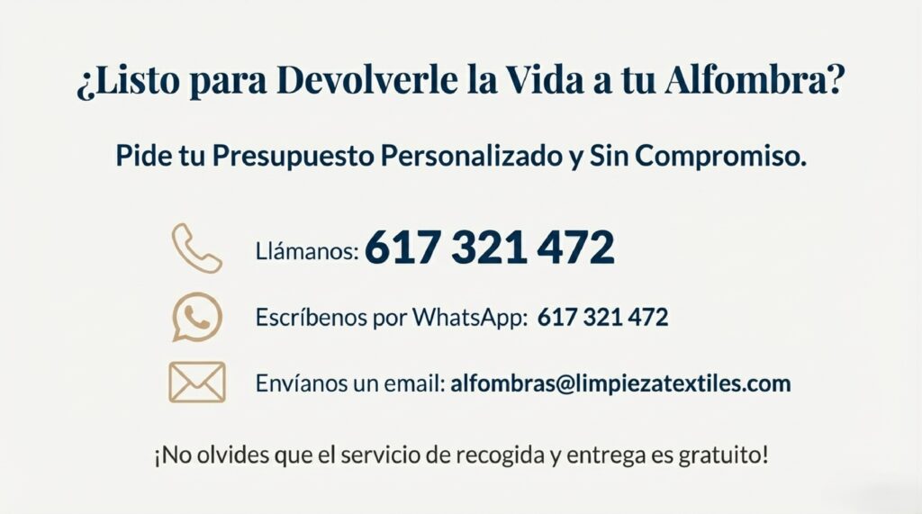 contacto limpieza alfombras málaga